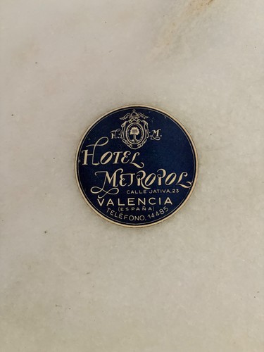 Ancienne rare étiquette de - et,
