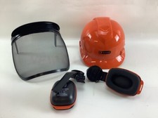 Casque Forestier En Plastique Protection Auditive Visière Et Casques Réglables