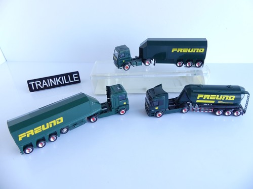 Herpa 3 camions avec - 3,