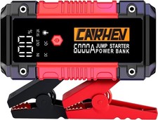 ump Starter Power Bank for Cars, 6000 A Peak Current Car Jump Starter Power Bank