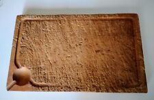1970s Old Vtg French Used Butcher's Meat Chopping Cutting Block - Kitchen Decor