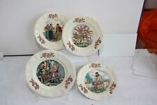 3+1 Assiettes  Céramique et Faïence de  SARREGUEMINES  ma Normandie