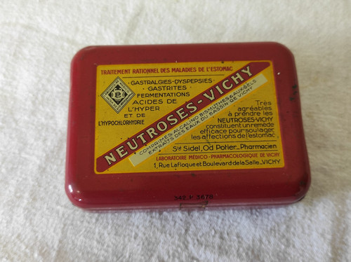 Boite métal neutroses - boite,