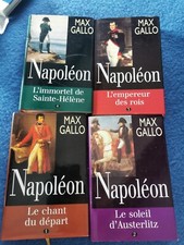 Lot de 4 livres de Max Gallo