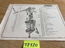 Gurtner carburateur CD10 537