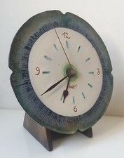 ancienne rare horloge onet daniel chaponet gres céramique no jean derval