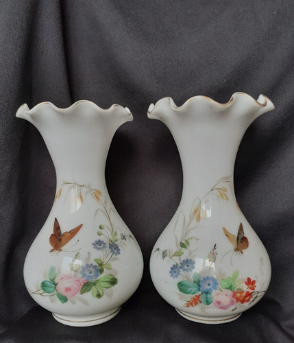 Paire vases anciens en - vases,