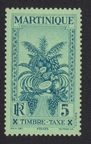Timbre 1933 taxe martinique - taxe,