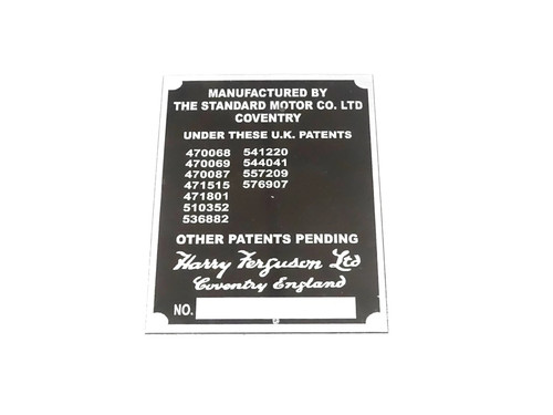 Plaque données compatible - de,