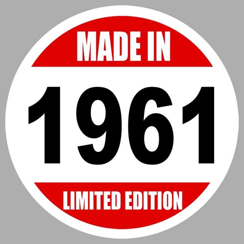 Autocollant made 1961 - autocollant,