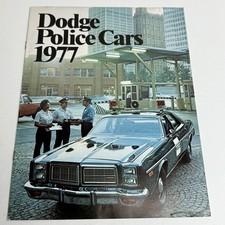 DODGE 1977 POLICE CARS / 16p brochure catalogue / US / ROYAL MONACO ASPEN SPSMAN
