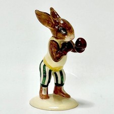 Figurine Royal Doulton Bunnykins Knock Out DB30 1984 50th Anniversary England