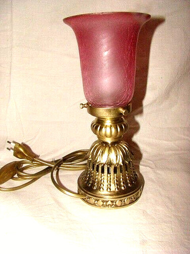 Lampe chevet bronze - de, en