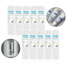 10x Cartouche Sédiment Bobinée 10" Wessper, amélioration de la qualité de l'eau