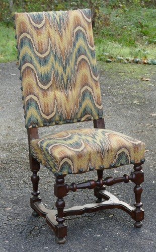 Chaise louis xiii - en, noyer