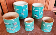 4 ANCIENS  POT EPICES