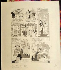 Planche Originale Publiée Dans Magazine Lisette 4 VINTAGE