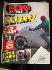 b)N°883 MOTO JOURNAL Kawasaki 900 Ninja/ La roue Sbarro