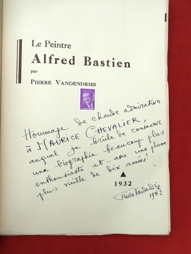 Envoi autographe maurice - envoi, à