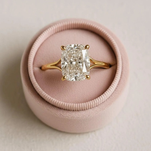 Bague moissanite poire - moissanite,