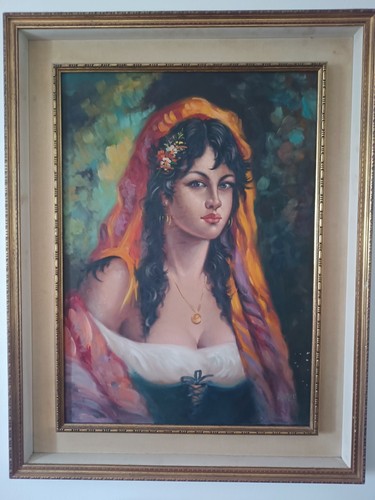 Tableau portrait femme - tableau,
