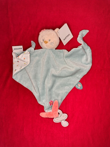 Doudou plat triangle chat mila - chat,