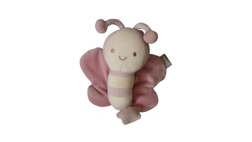 Peluche papillon musical - , rose