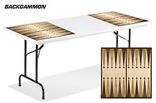 Universel Société Table Pliante Haut Camping Jeu Décalque Sticker Tapis Jacquet