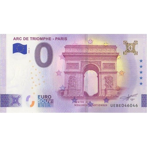 Billet souvenir arc de - billet,