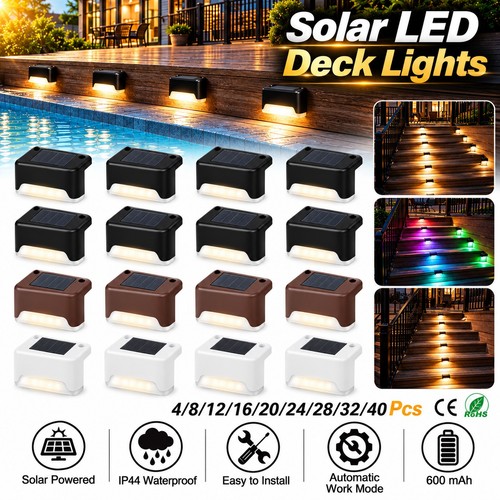 Outdoor solar led - deck, lights