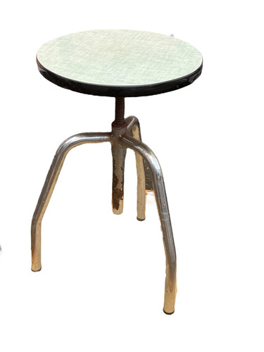 Ancien tabouret vis - tabouret,