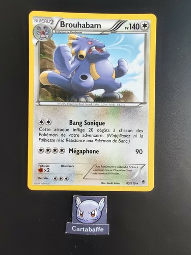 Carte pokémon brouhabam - carte,