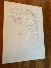 Pablo PICASSO (after) Suite Vollard, Gravure Édition 1956, tampon stamp galerie