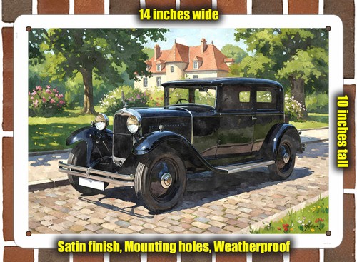 Metal sign 1928 avions - sign,