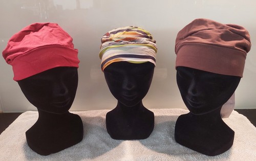 Lot turbans chimio neufs - 3,