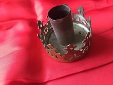 accessoire lampe à pétrole support verre en laiton GL molette réglage débit