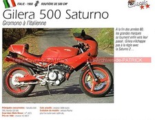 GILERA 500 Saturno 1988 Fiche