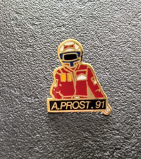 Pin's Automobile F1 pilote Alain Prost 91 Marlboro TBE (656)