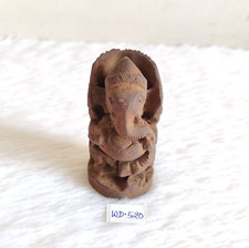 Figurine Antique En Bois De