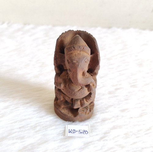 Figurine antique bois - en, de