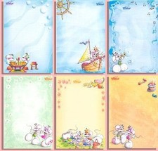 Diddl 2ème série 6 feuilles parfums à gratter A5  319 -  324