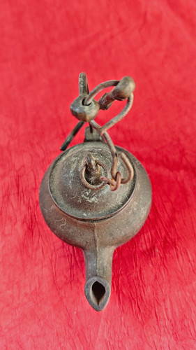 Lampe huile ancienne - lampe, à