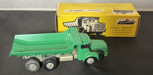 Camion berliet jaune solido - berliet,
