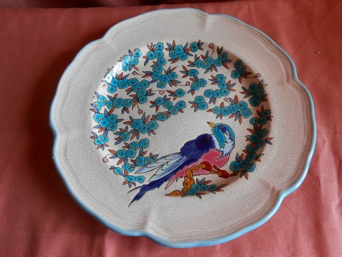 Superbe assiette longwy - assiette,
