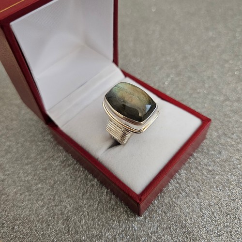 Fire labradorite ring - ring, in