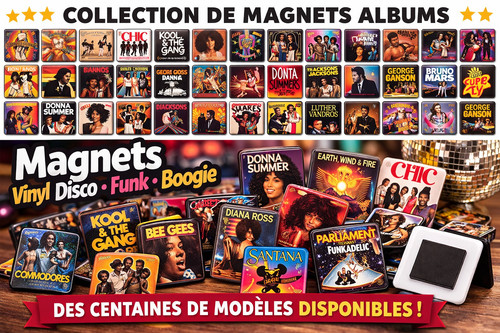 Magnet frigo vinyl - vinyl, disco