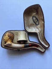 Pipe ancienne écume de mer à système Merschaum Smoking pipe