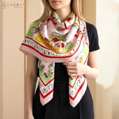 Rare vintage foulard soie - vintage,