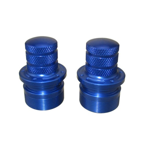 Bouchons fourche purge bleus - purge,