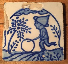 Carreau Faïence XIXe De